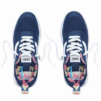 Damske Surf Topanky Vans Neon UltraRange Rapidweld Modre VA70NEATB